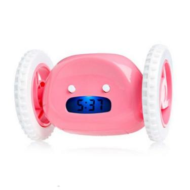 Imagem de Runaway Alarm Clock On Wheels divertido sonoro programável extra alto e louco