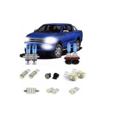 Imagem de Ford Ranger Kit Lâmpada Leds + H4 H11 13 A 15 Techone