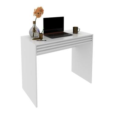 Imagem de Escrivaninha/mesa Escritório 90cm com 1 Gaveta Multimóveis Cr25261 Branco
