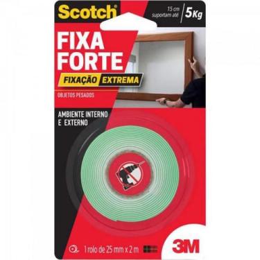 Imagem de Fita Dupla Face Fixa Forte Extreme Scotch 24mm X 2M 3M