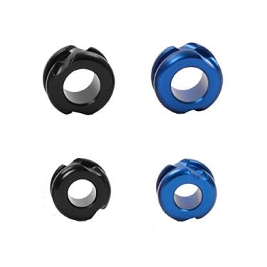 Imagem de 4 peças de mira de arco, 1/10.2 cm 3/40.6 cm liga de alumínio Peep Sight Acessórios de tiro com arco para arco composto