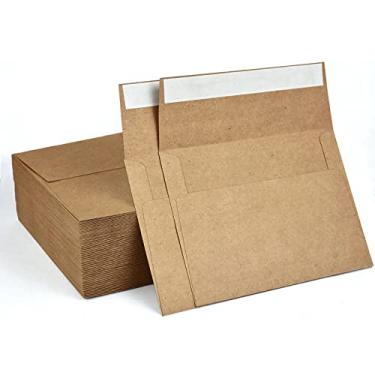 Imagem de Envelopes de convite de papel Kraft marrom, A1 (5.125 x 3.625 Inches)