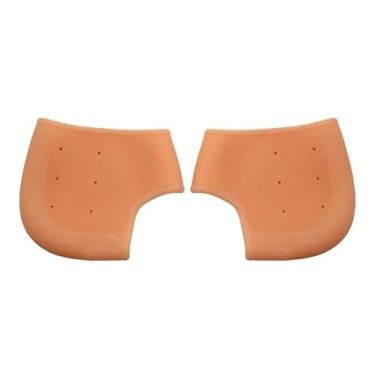 Imagem de Kit Par De Protetor Para Calcanhar Silicone Gel Macio Conforto para Mulher e Homem Meia Palmilha Ortopédica Silicone Gel