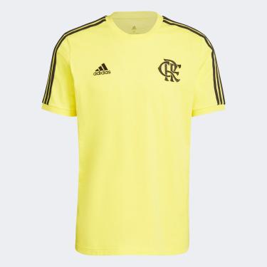Imagem de Camiseta Flamengo Adidas 3-Stripes Track Top Masculina-Masculino