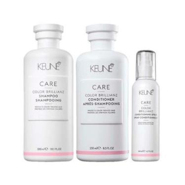 Imagem de Kit Keune Care Color Brillianz - Shampoo e Condicionador e Leave-in-Unissex