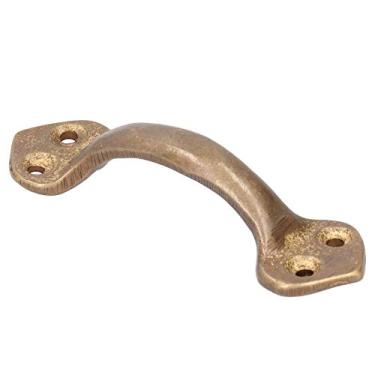 Imagem de Puxador Em Forma de, Puxador de Gaveta e Armário Vintage, Puxador de Armário Com Parafusos, Puxador de Armário e Móveis (Pequeno)