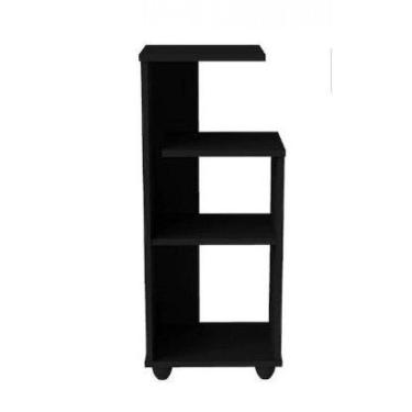 Imagem de Mesa Lateral Para Telefone Em Mdf Preto