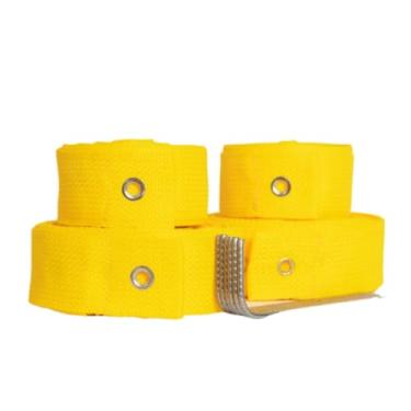 Imagem de Fita Marcação de Quadra Beach Tennis- 8x16 Amarelo com Marcaçao de 3metros