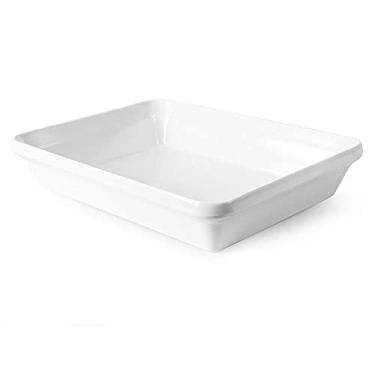 Imagem de Travessa Retangular Funda Gourmet Mix Branco 22.8Cm