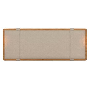 Imagem de Cabeceira Estofada Para Cama Queen Dallas Linho Bege - M. A