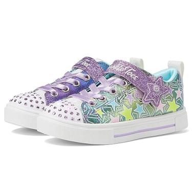 Imagem de Skechers Tênis infantil unissex Twinkle Sparks-Shimmer Star, Roxo/Multi, 2 Little Kid