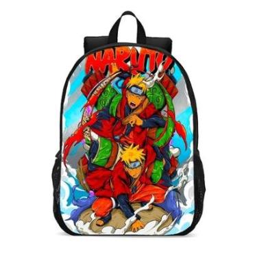 Imagem de MOCHILA ESCOLA INFANTIL JUVENIL ANIME NARUTO-Unissex