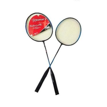 Imagem de Kit Badminton Starflex Sports 2 Raquetes E 2 Petecas