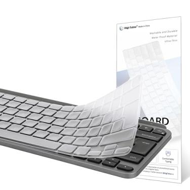 Imagem de Digi-Tatoo Capa de teclado para Logitech MX Keys Mini (layout ISO UE/Reino Unido, tecla de inserção de 7 formas) - Ultra fina, capa protetora de teclado de alta transparência