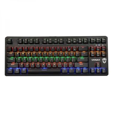 Imagem de TECLADO GAMER SATE K3 COM LUZ - PRETO