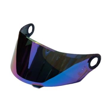 Imagem de Viseira Camaleão Capacete Espelhada Ls2 FF358 FF392 FF396 FW3 GT Antirisco Colorida Helt Texx Mormaii