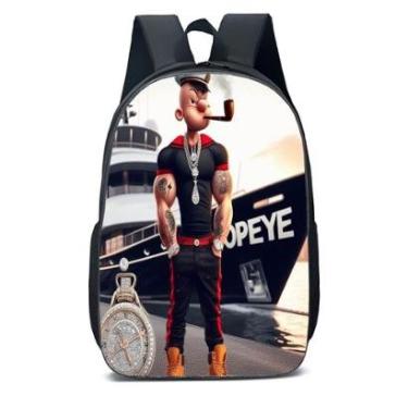 Imagem de MOCHILA ESCOLA INFANTIL JUVENIL ANIME POPAI COM CACHIMBO-Unissex