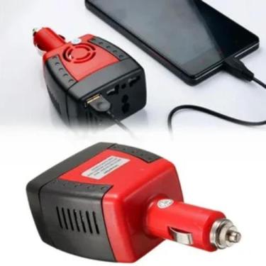 Imagem de Inversor Conversor 150W 12V Para 110V Tomada Usb Veicular - Home Goods