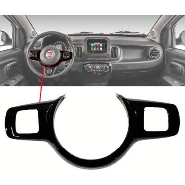 Imagem de Moldura Volante Mobi Novo Uno Black Piano 4009870 - Fiat