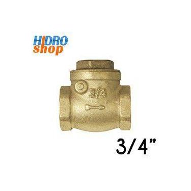 Imagem de Válvula Retenção Emmeti Horizontal Portinhola 3/4" - 18005