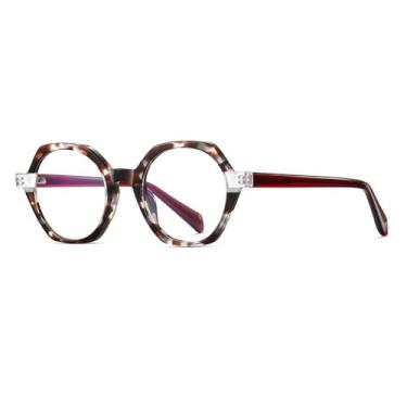 Imagem de JRLLFD Armação de óculos de prato ultra leve para mulheres, óculos para mulheres, 2, tamanho único