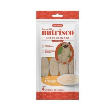 Imagem de Snack Cremoso Nutrisco Petisco Úmido Para CÃES - Bemmepet, Frango