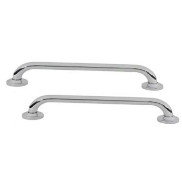 Imagem de Barra Alça Apoio Kit 2 Uni Acessibilidade 30cm Cadeirante Gestante Cri