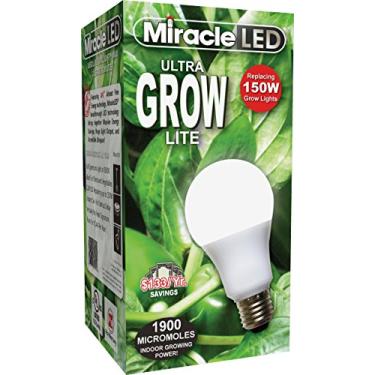 Imagem de Commercial Hydroponic Ultra Grow Lite - Replaces up to 150W - Daylight White Full Spectrum LED Indoor Plant Growing Light Bulb For DIY Horticulture & Indoor Gardening (605188)