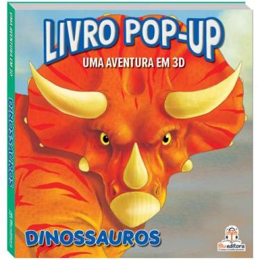 Imagem de Livro Pop-up - Aventuras Em 3D: Dinossauros - BLU EDITORA, 3