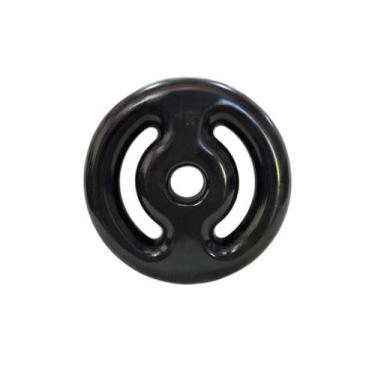 Imagem de Anilha Emborrachada 15kg Academia Pesos Musculação - Rei do Fitness