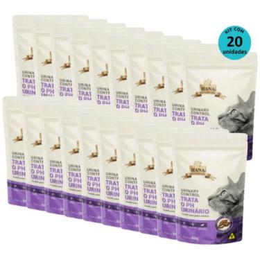 Imagem de Snacks Hana Healthy Life Urinary Control P/ Gatos Adultos 60g - Kit c/