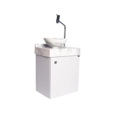 Imagem de Gabinete Banheiro 1 Porta Aurora Trama - Du'Arte Marcenaria, Sobrepost