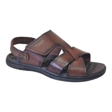 Imagem de Sandália em Couro Masculino em Couro Diuna Pegada - Pinhão, Pinhão, 40