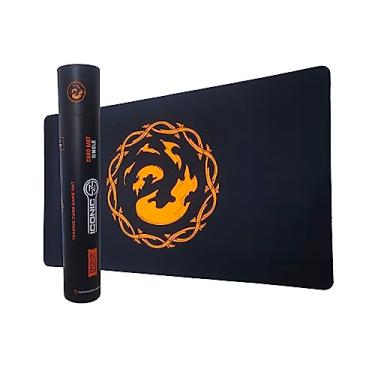 Imagem de ICONIC - PRO PC GEAR Tapete de jogo portátil para um jogador I 61.0 cmx35.6 cm I com tubo de transporte - superfície premium, lisa e durável. Tipo gráfico - Vermelho