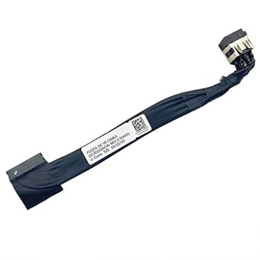 Imagem de SAMXI Laptops FDQ51 DC301016C00 N2TFJ 0N2TFJ AC DC Power Jack Cabo de tomada de carregamento de substituição para Dell Alienware M15 R3 M15 R4 Comprimento 14 cm