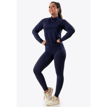 Imagem de Conjunto Térmico Poliéster Calça + Blusa Térmica Segunda Pele Proteção