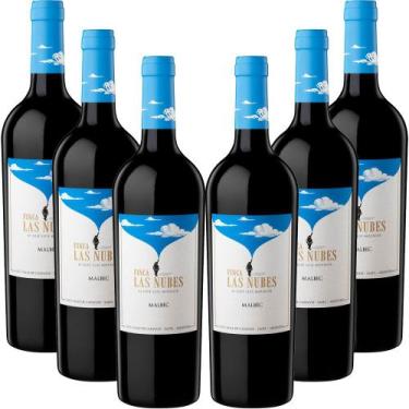 Imagem de Kit 6 pçs Vinho Tinto Malbec Finca Las Nubes Argentino 750ml - Finca d