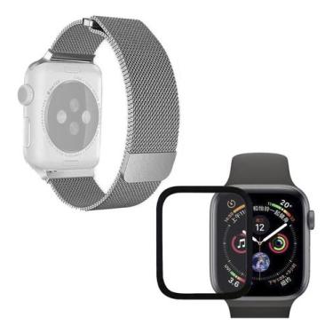 Imagem de Kit Pulseira + Película Compatível Com  Apple Watch Series 1,2,3,4,5,6