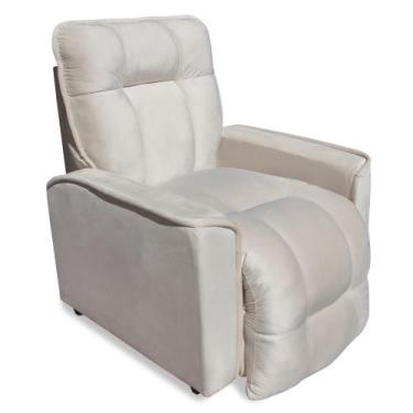 Imagem de Poltrona Confortável Orion do Papai Reclinável em Veludo - SRJ MÓVEIS,