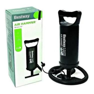 Imagem de Bomba de Ar Manual Para Piscina Boia Colchão Inflável - Bestway, 62002