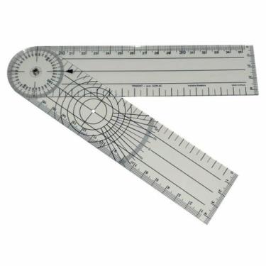 Imagem de Goniômetro Grande P/ortopedia Membros Articulares 20cm Em Pvc - TRIDEN