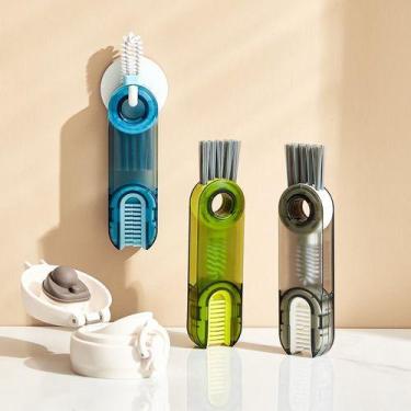 Imagem de Escova De Limpeza Bucal 360º Mamadeiras Garrafas Copos 3in1 - oem, Ver