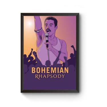 Imagem de Poster Moldurado Bohemian Rhapsody Quadro - Fanarte