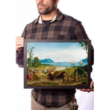 Imagem de Quadro Arte Fundação De São Vicente Benedito Calixto Índios - Fanarte