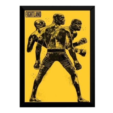 Imagem de Quadro Arte Mma Lutadores Anderson Silva Ufc 42x29cm - Fanarte