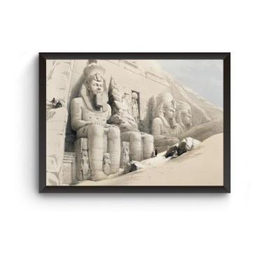 Imagem de Quadro Arte Templo De Abu Simbel   Poster - Fanarte