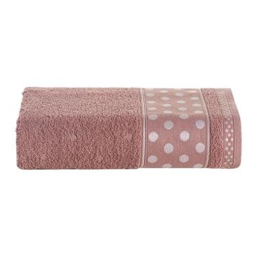 Imagem de Toalha de Rosto 100% algodão macia estampada 80cm x 50cm - SAFIRA ENXO