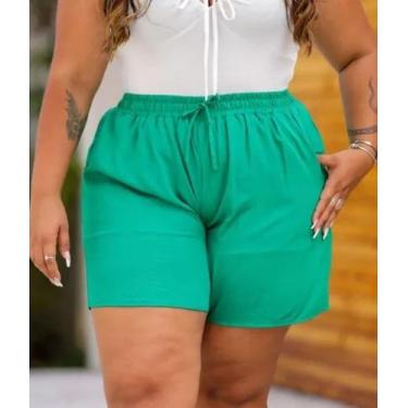Imagem de Shorts Bermuda Plus Size Duna Moda Grande Tecido Leve G1 G2 G3 - On.sh