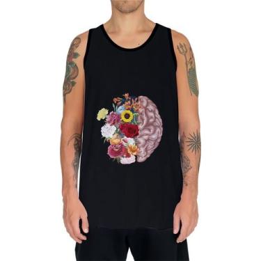 Imagem de Camiseta Regata Cérebro Inteligência Mental Psicologia HD 4 - Enjoy Sh