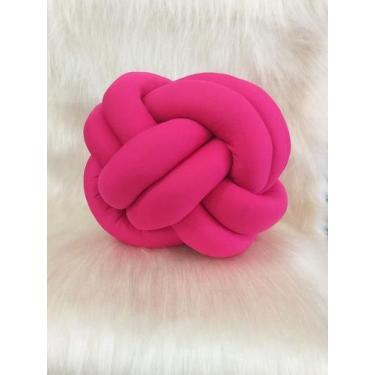 Imagem de Almofada Decorativa Nó Escandinavo para Sofá e Sala Pink - CasaHome